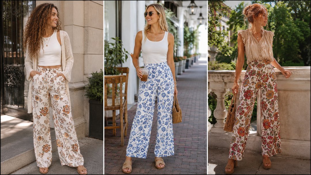 floral print pants ideas