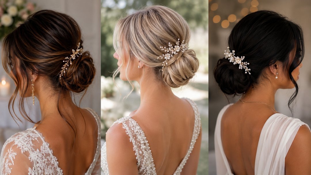 low bun hairstyles ideas