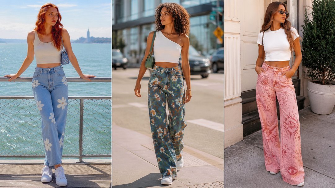 printed jeans ideas