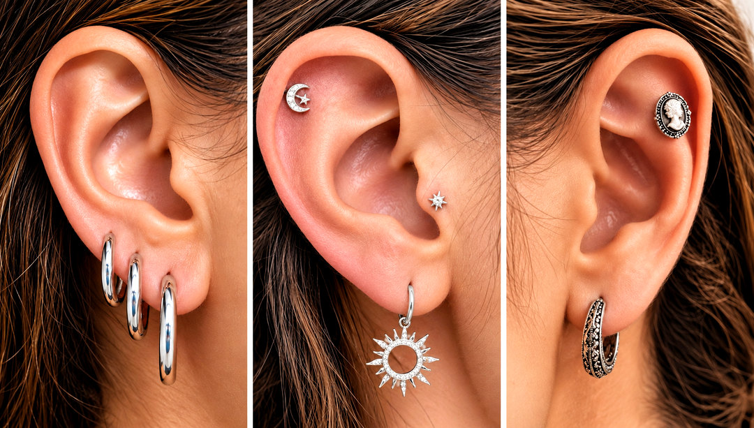 21 Silver Earrings Stack Ideas