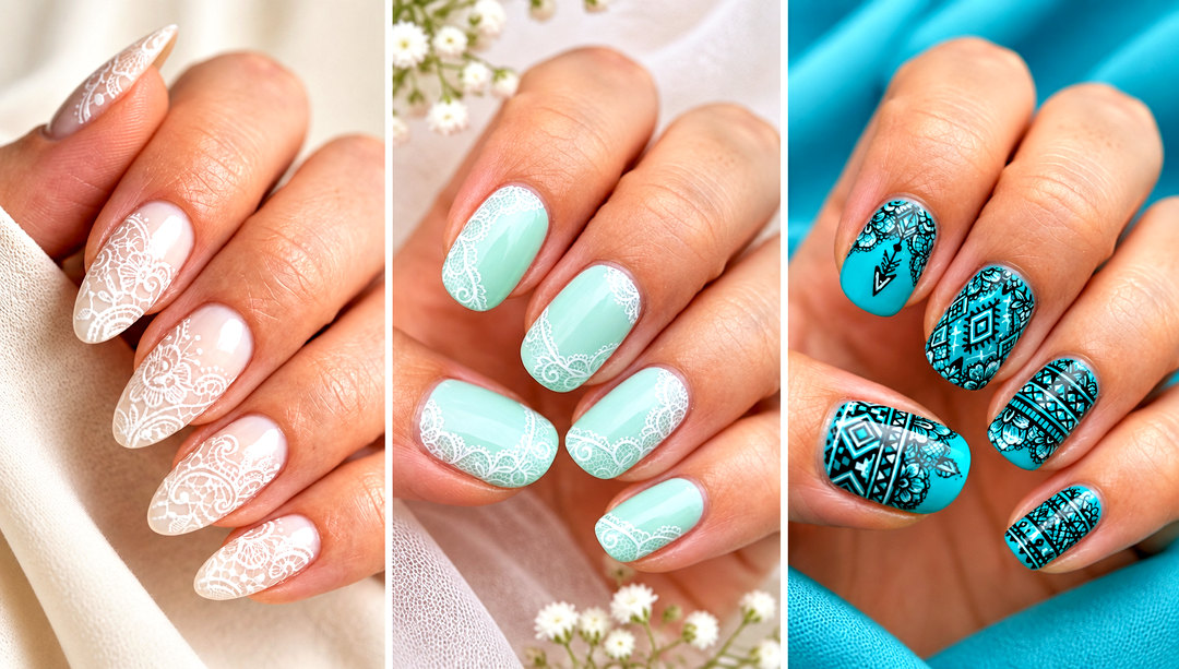 22 lace nail art ideas