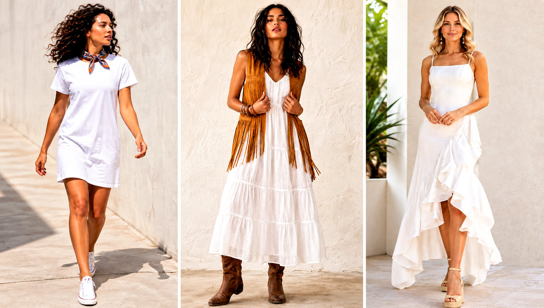 22 white summer dress outfit ideas