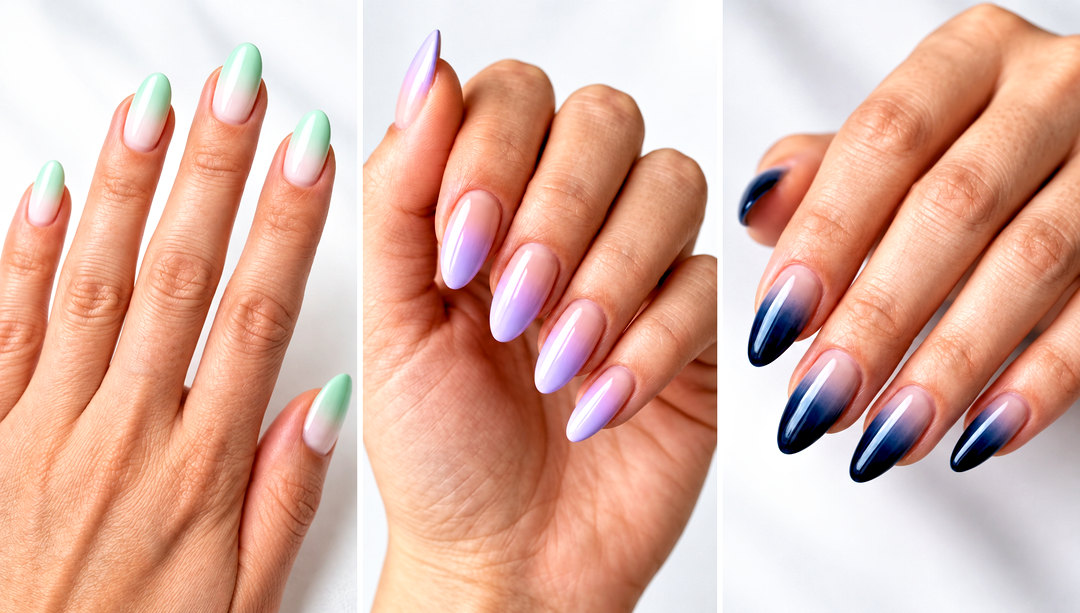23 ombre french tip nail art designs