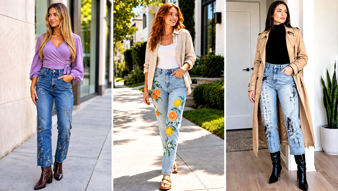 23 senior painted jean outfit ideas