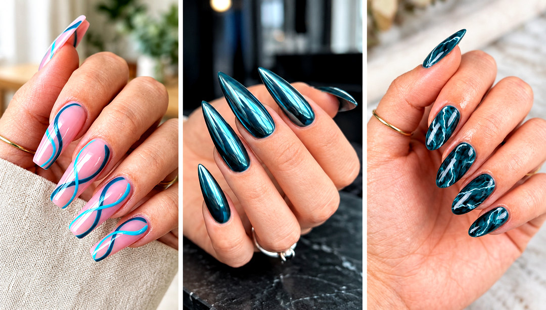 24 Teal Nail Art Ideas
