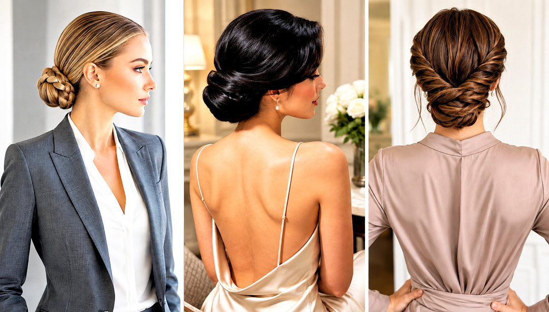 24 classy low bun